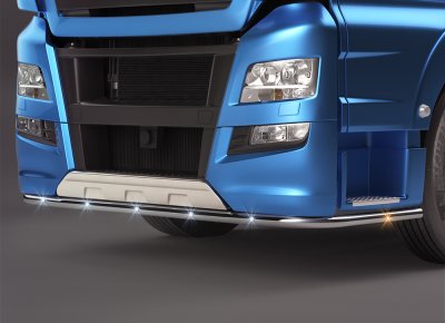 Frontrör i Rostfritt stål till MAN TGX/TGS från 2013-