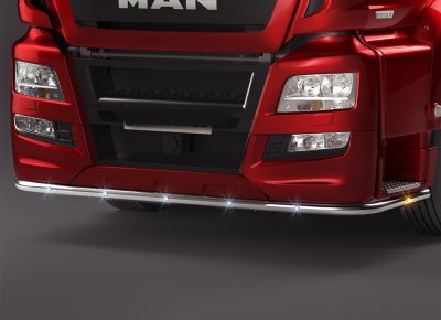 Frontrör i Rostfritt stål till MAN TGX/TGS från 2013-