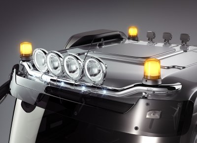 Takbåge i Rostfritt stål till Mercedes-Benz Actros/Arocs