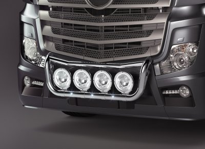 Frontbåge i Rostfritt stål till Mercedes Actros / Arocs
