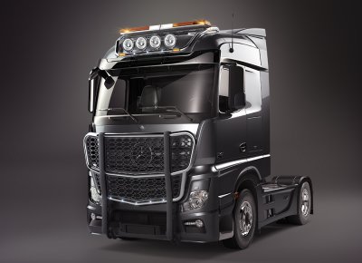 Frontskydd i ABS-plast till Mercedes-Benz Actros
