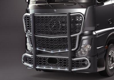 Frontskydd i ABS-plast till Mercedes-Benz Actros