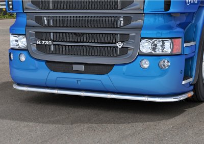 Frontrör i Rostfritt stål till Scania R C19 från 2010-2016