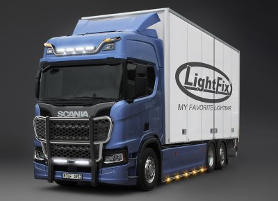 Frontskydd i ABS-plast till Scania C20