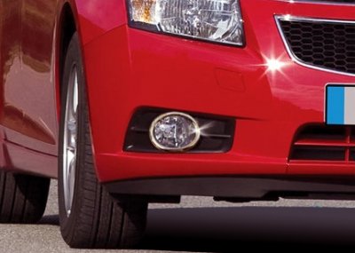 Dimljusringar i Rostfritt stål till Chevrolet Cruze från 2010-2012
