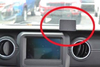 Mobilhållare Jeep Wrangler från 2018-