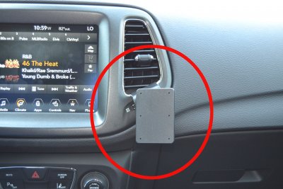 Mobilhållare Jeep Compass från 2017-2021
