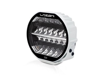Lazer Sentinel 9 Elite-extraljus i vitt utförande med positionsljus