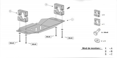 Hasplåt Dokker (Dacia) 2012-