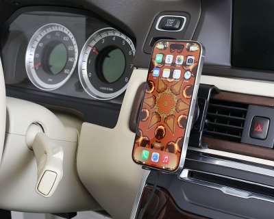 Trådlös laddare med Magsafe för iPhone | Brodit kulledshållare