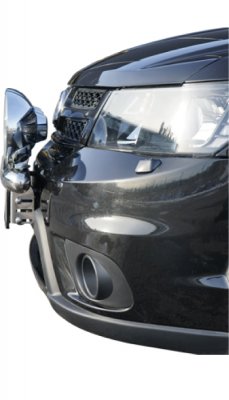 Extraljusfäste i Rostfritt stål till Fiat Freemont 2011-