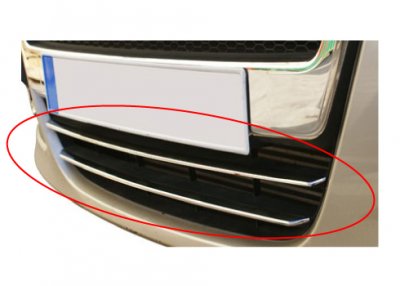 Nedre grill till Fiat Dobló från 2010-2014