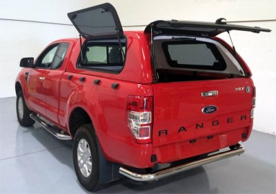 Flakkåpa med öppningsbara rutor till Ford Ranger (Super Cab) från 2012-