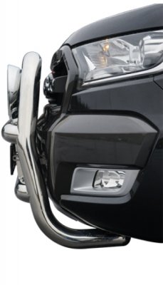Frontbåge i Rostfritt stål för 3 extraljus till Ford Ranger från 2016-2019