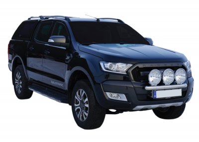 Extraljusfäste i Rostfritt stål för 3 extraljus till Ford Ranger från 2016-2019