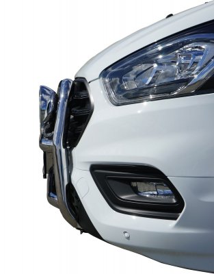 Frontbåge i Rostfritt stål till Ford Custom från 2018-2023