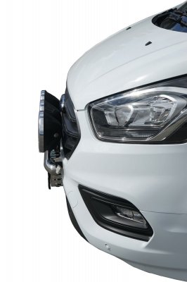 Extraljusfäste i Rostfritt stål till Ford Custom från 2018-2023
