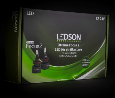 LED Strålkastarlampor Xtreme Focus 2 - Samma perfekta ljusbild, snäppet mer styrka