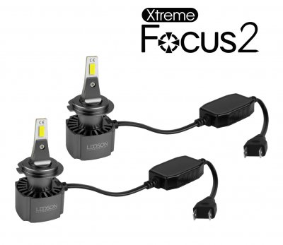 LED Strålkastarlampor Xtreme Focus 2 - Samma perfekta ljusbild, snäppet mer styrka