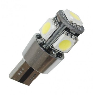 Diodlampa 12V 5xSMD Canbus W5W