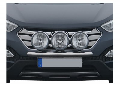 Extraljusfäste i Rostfritt stål till Hyundai Santa Fé 2013-2018