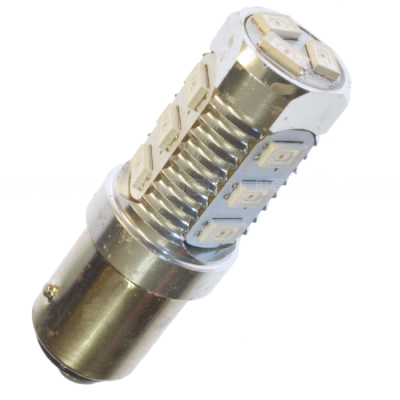 LED-lampa 12V BAY15d 12 SMD - Xenonvit