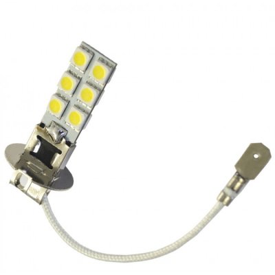 Ledlampa 12V 12xDiod Vit H3