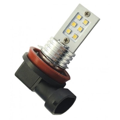 Ledlampa 12V 12xSMD Xenonvit H8