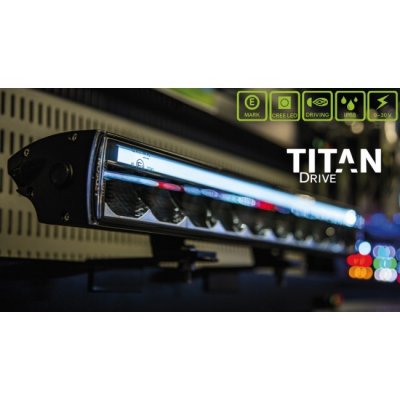LEDSON Titan LED-ramp - 516 mm (20,5"), 100W, 10-30V | Med positionsljus