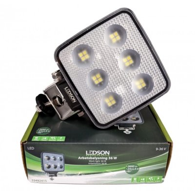 LEDSON Radiant LED Arbetsbelysning - 36W, Floodljusbild