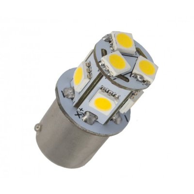 Diodlampa varmvit 8 SMD BA15c
