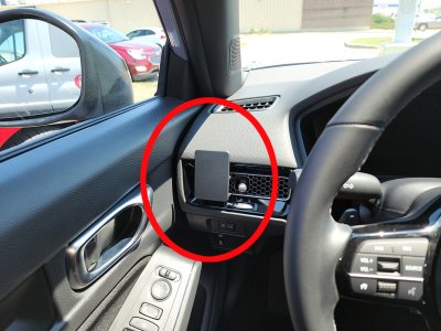 Mobilhållare Honda Civic från 2022-