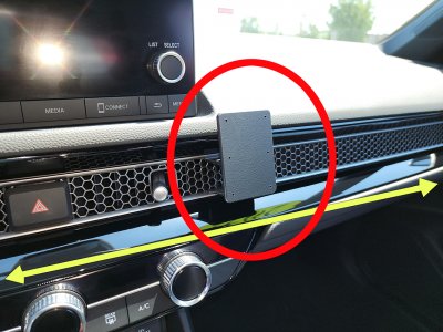 Mobilhållare till Honda Civic från årsmodell 2022-