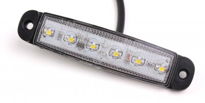 Supertunt positionsljus med 6xLED 12-24V E-märkt
