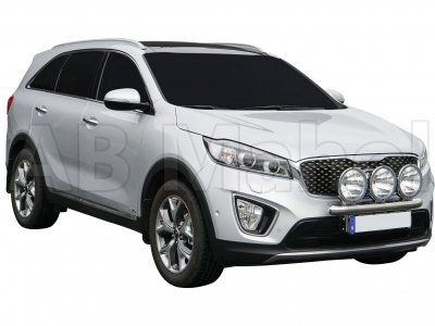 Extraljusfäste i Rostfritt stål till Kia Sorento från 2015-