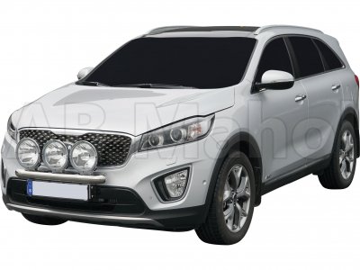 Extraljusfäste i Rostfritt stål till Kia Sorento från 2015-