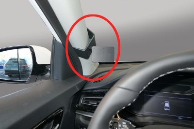 Mobilhållare till Kia Niro 2020-2022 för montering på A-stolpen
