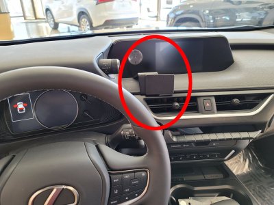 Mobilhållare Lexus UX från 2018-