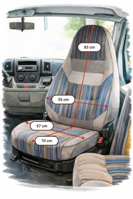 Bilklädsel Bürstner husbil – Fiat Ducato 2006-