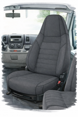 Bilklädsel Bürstner husbil – Fiat Ducato 2006- | Antracit