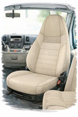 Bilklädsel Bürstner husbil – Fiat Ducato 2006- | Beige