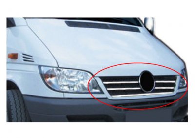Grilldetaljer till Mercedes Sprinter från 1999-2006