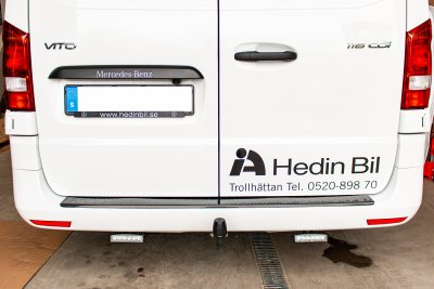 Lastskydd i kolfiber till Mercedes-Benz V-klass från 2014-