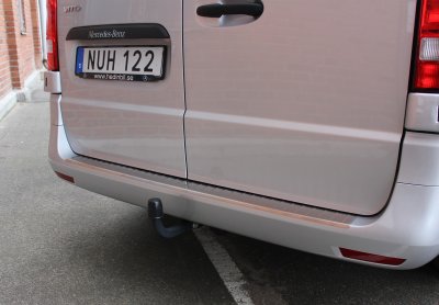 Lastskydd i Rostfritt stål till Mercedes-Benz Vito/V-klass från 2015-