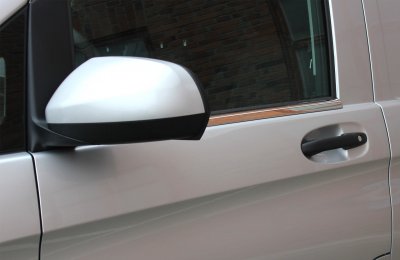 Rutlister i Rostfritt stål till Mercedes Vito/V-klass från 2014-