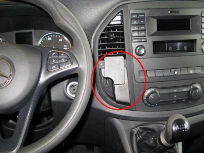 Mobilhållare till Mercedes-Benz Vito från 2014-2024