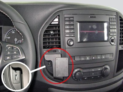 Mobilhållare till Mercedes-Benz Vito från 2014-2024