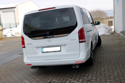Sportavgassystem till Mercedes Vito/V-klass från 2014-