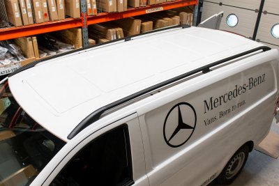 Takrails i svart Aluminium till Mercedes Vito L3 - Andrahandssortering