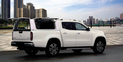 Force Pro flakkåpa med öppningsbara sidoluckor till Mercedes X-klass från 2017-